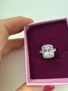 PB Ring CZ Silvertone